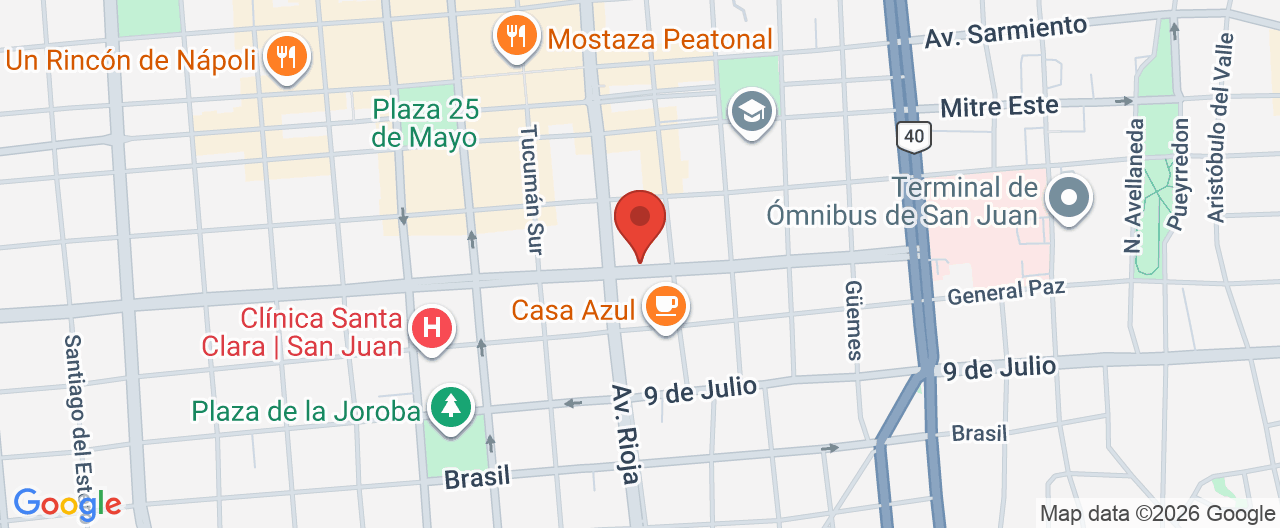 Mapa de la ubicación