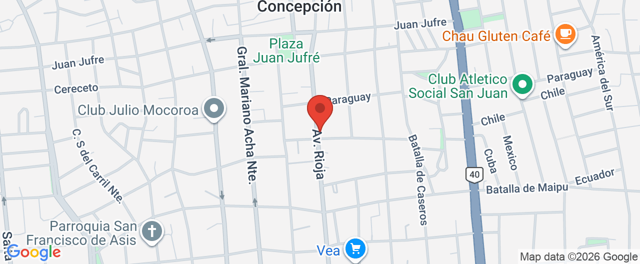 Mapa de la ubicación