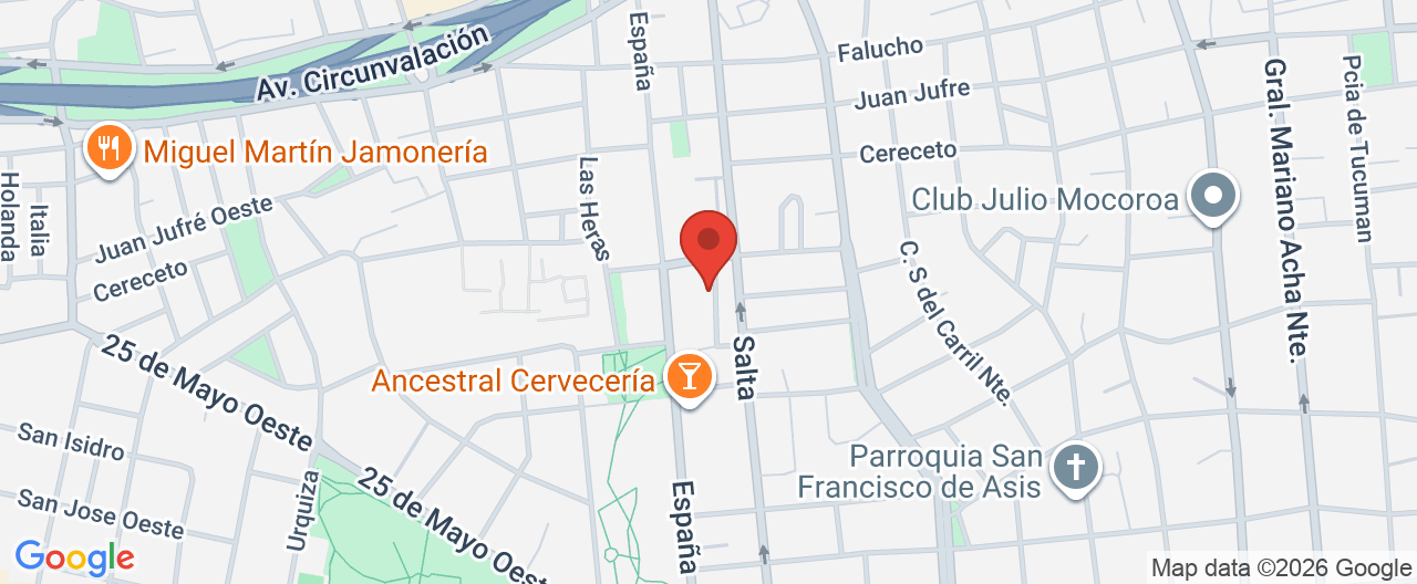 Mapa de la ubicación