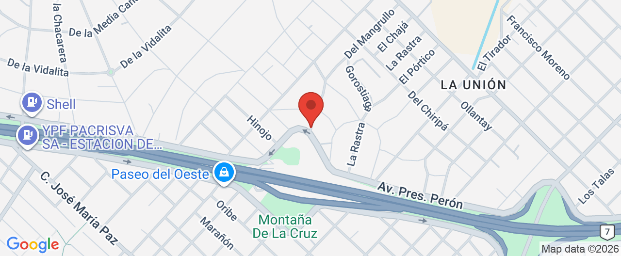 Mapa de la ubicación