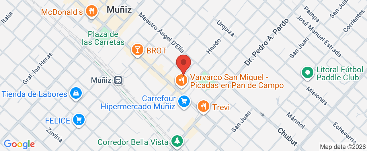 Mapa de la ubicación