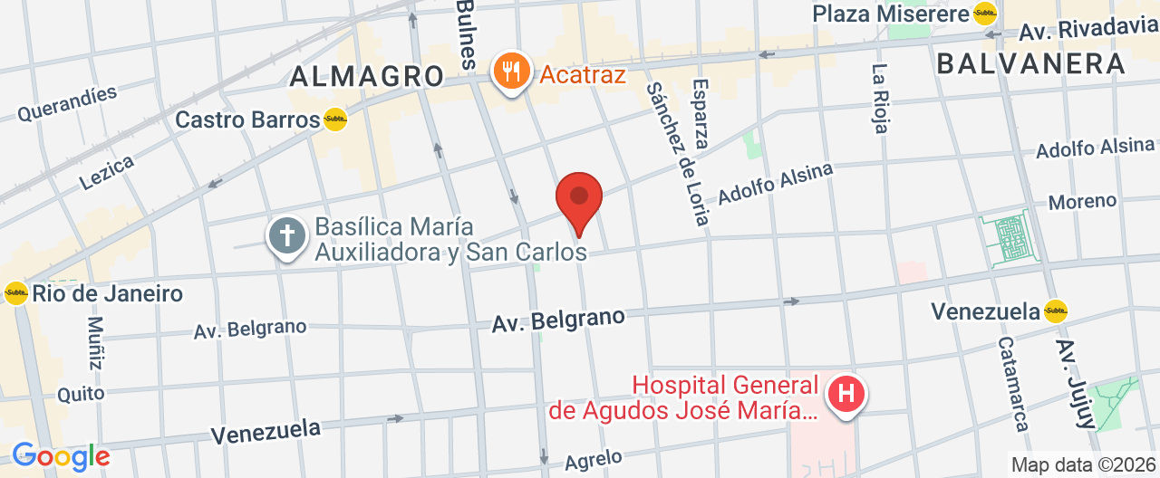 Mapa de la ubicación