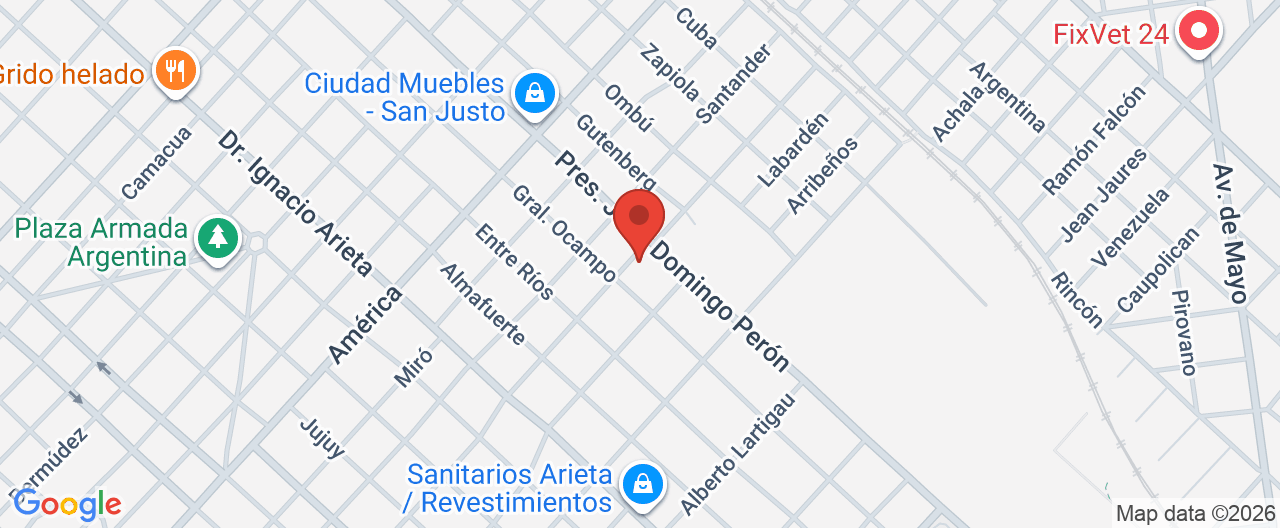 Mapa de la ubicación