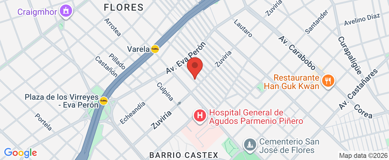 Mapa de la ubicación