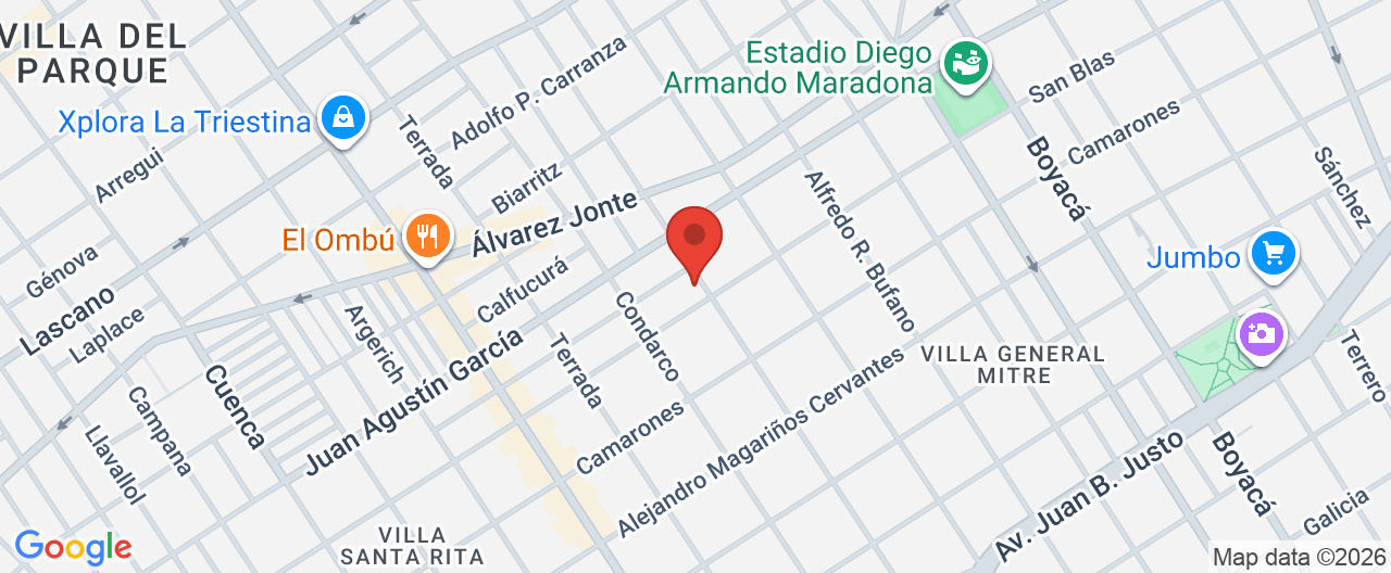 Mapa de la ubicación