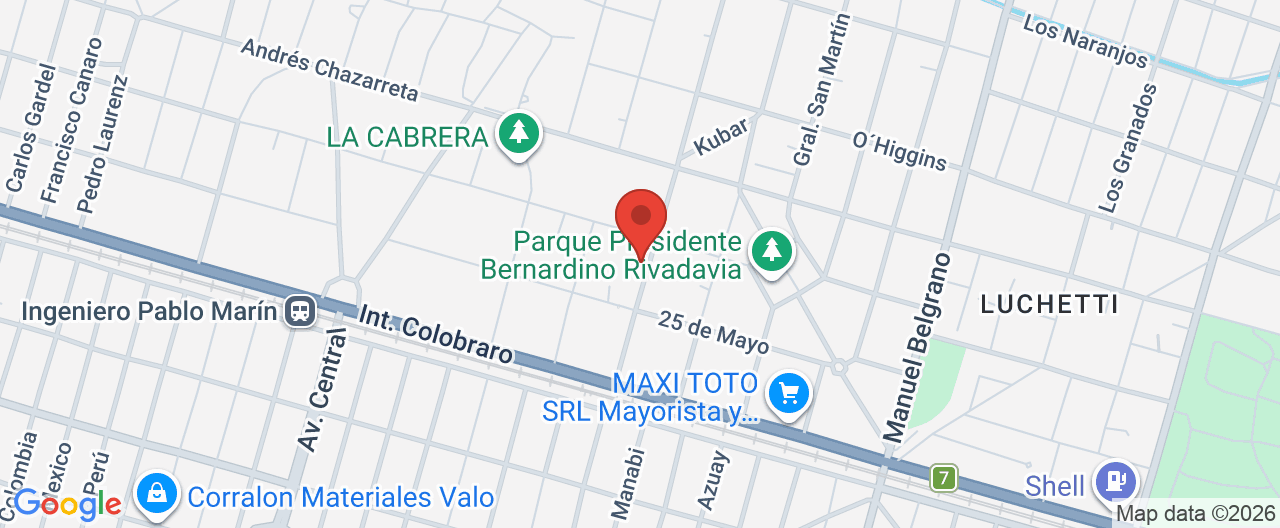 Mapa de la ubicación