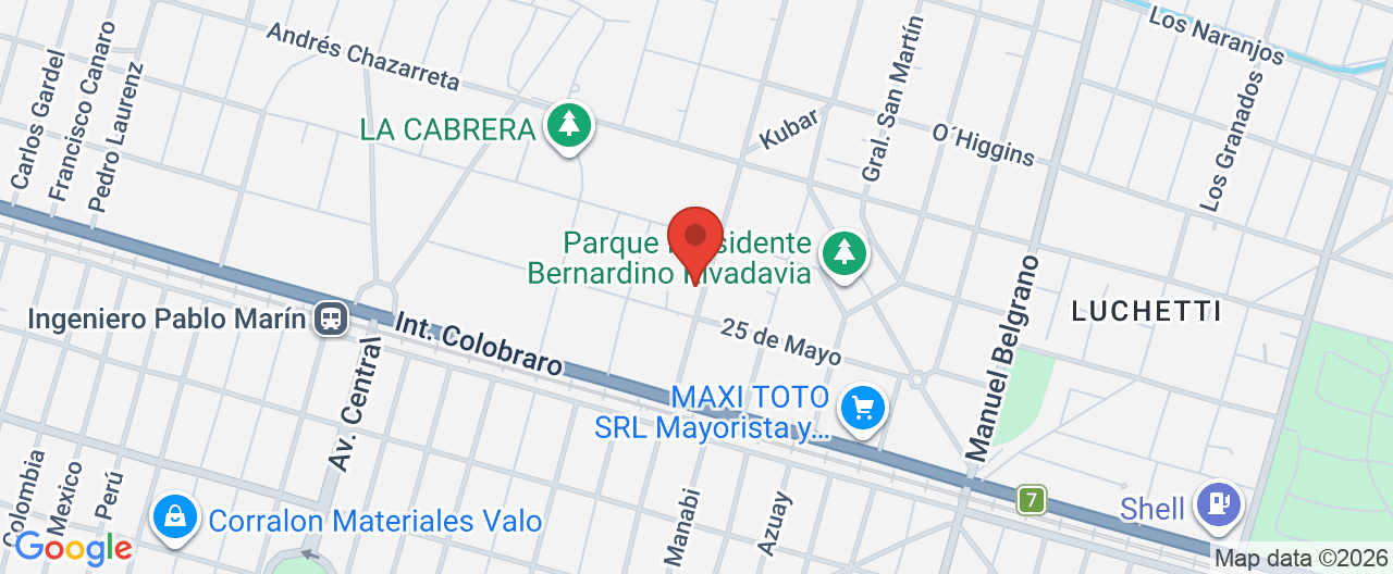Mapa de la ubicación