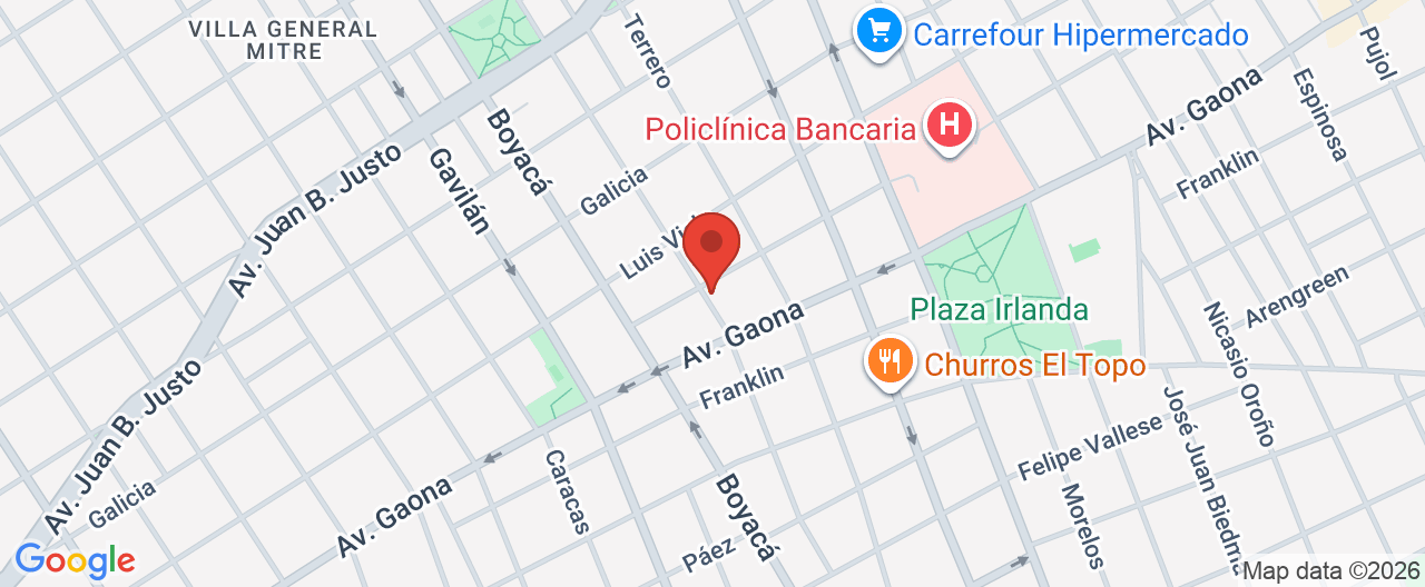 Mapa de la ubicación
