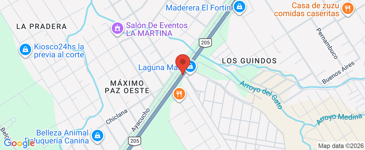 Mapa de la ubicación