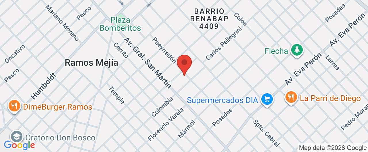 Mapa de la ubicación