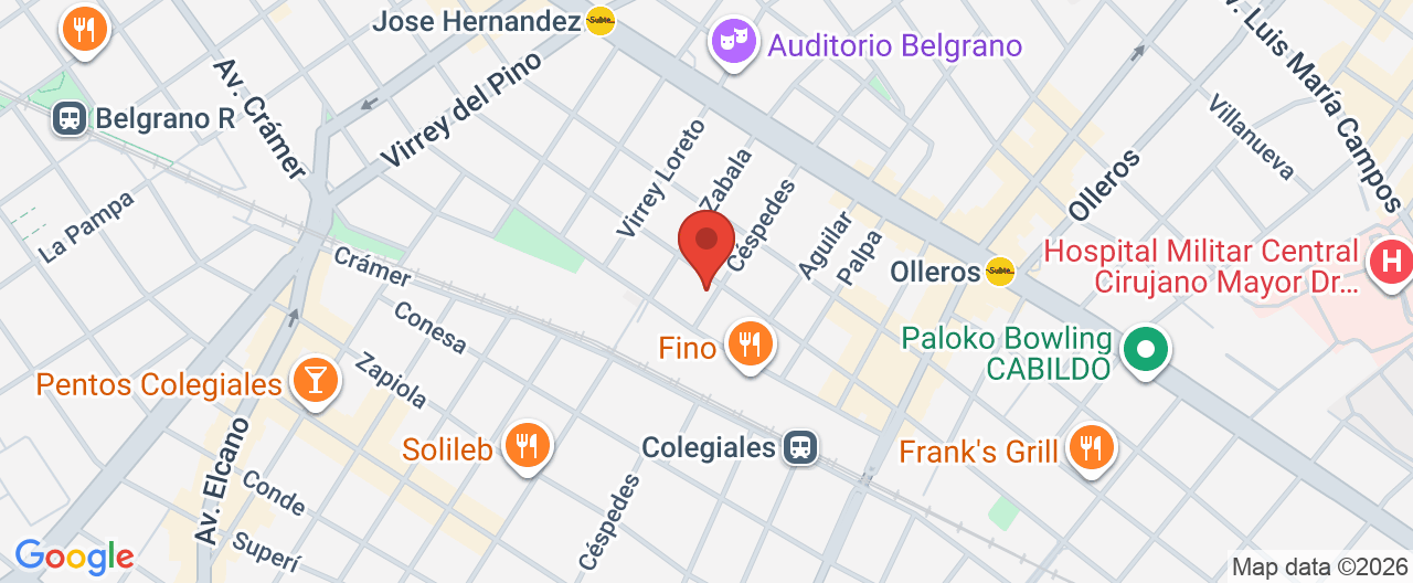 Mapa de la ubicación