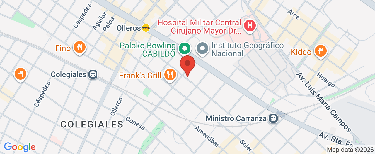 Mapa de la ubicación