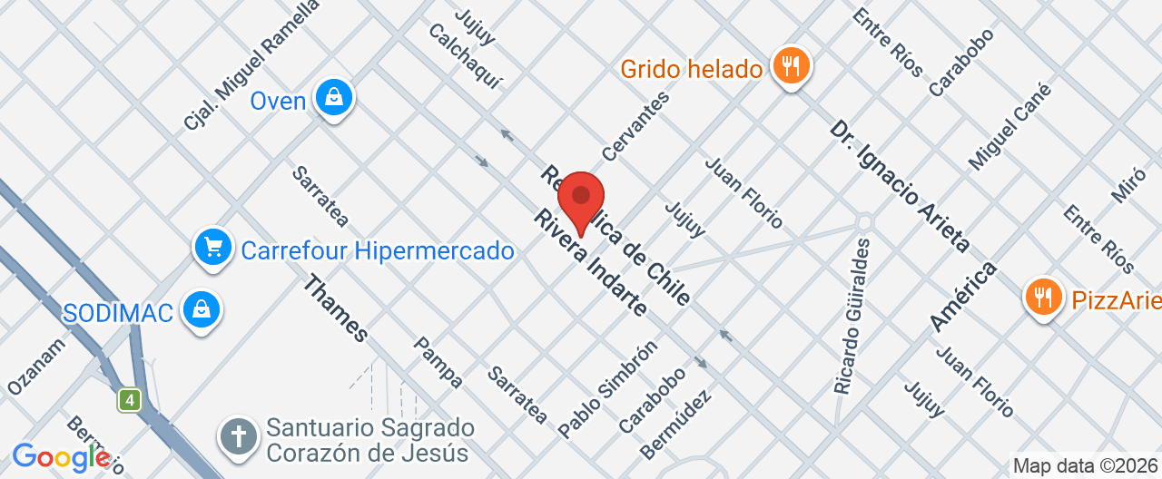 Mapa de la ubicación