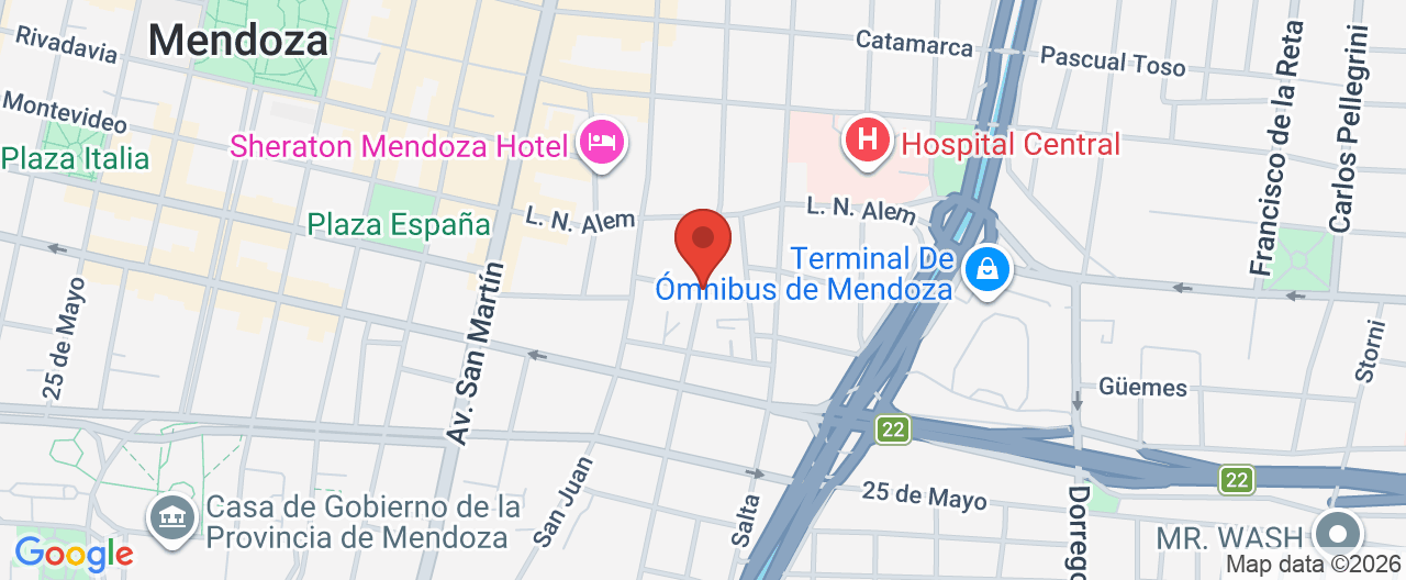 Mapa de la ubicación