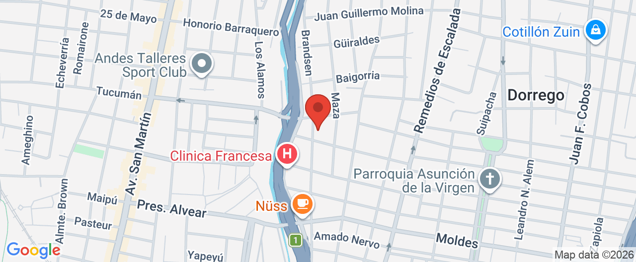 Mapa de la ubicación
