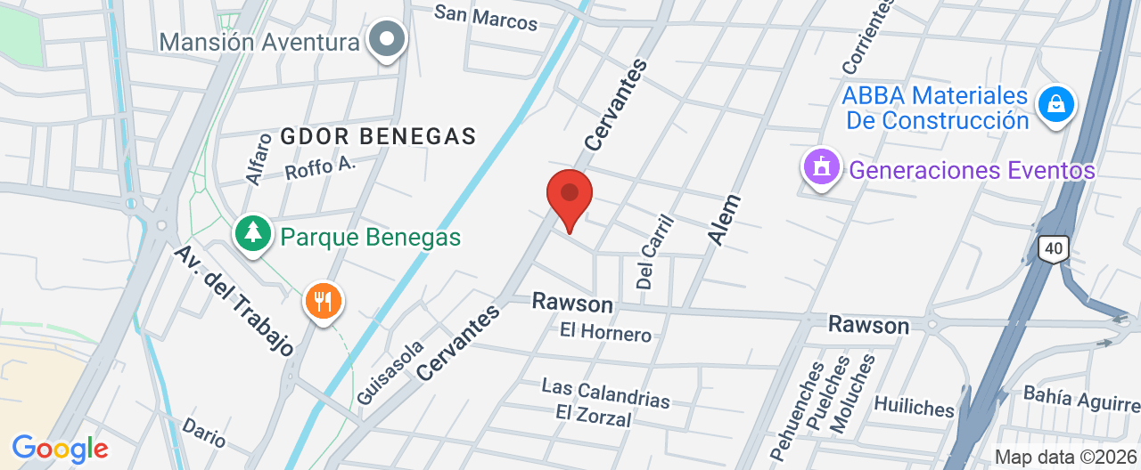 Mapa de la ubicación