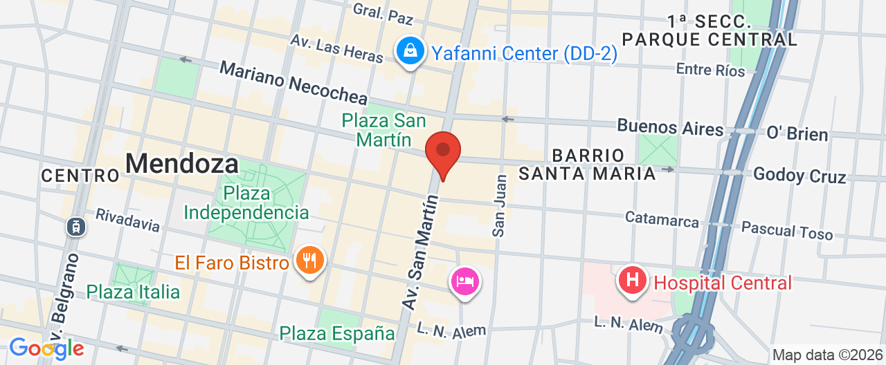Mapa de la ubicación