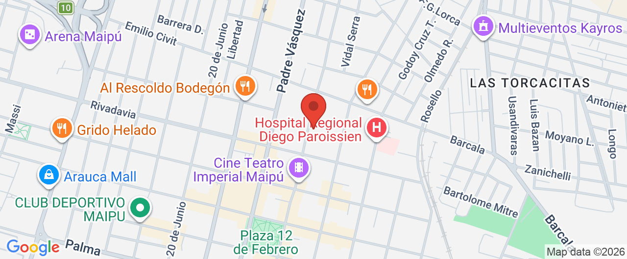 Mapa de la ubicación