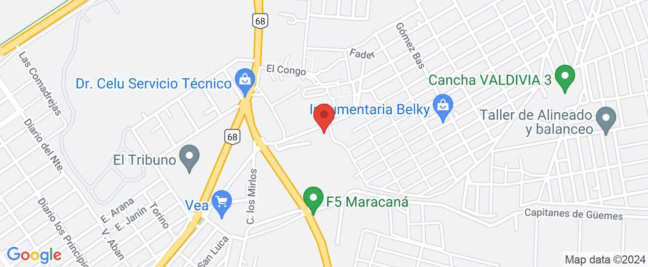 Mapa de la ubicación