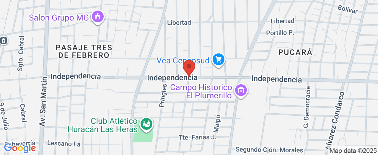 Mapa de la ubicación