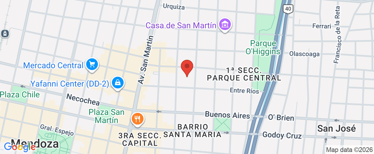 Mapa de la ubicación