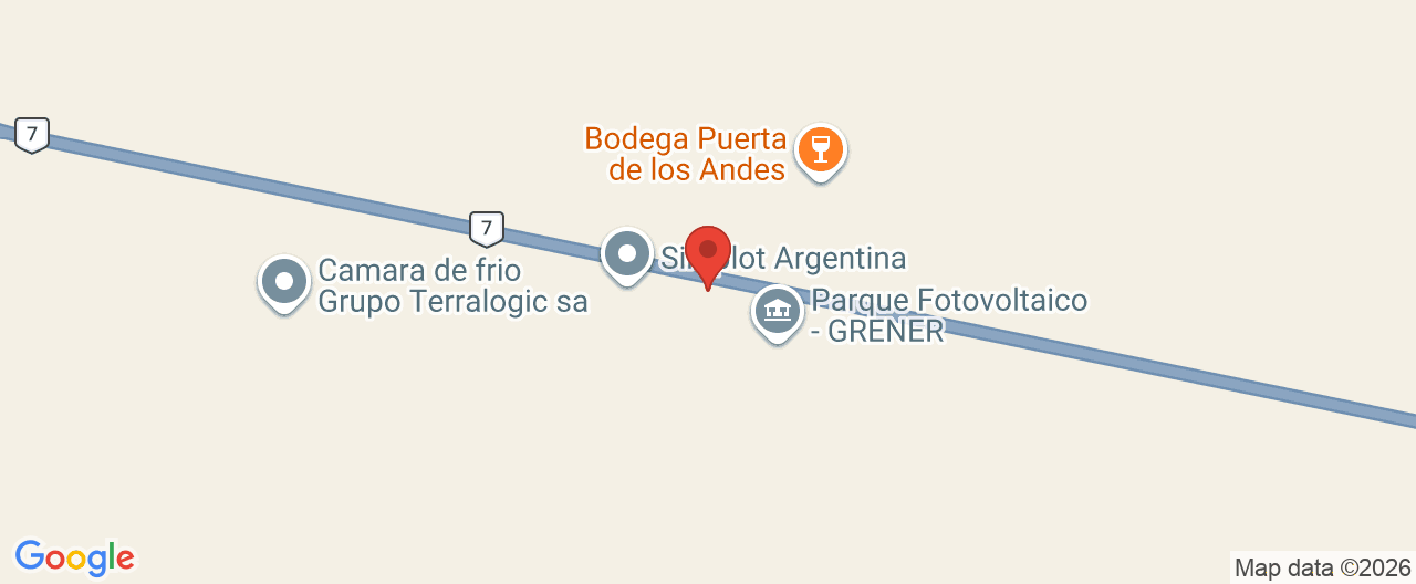 Mapa de la ubicación