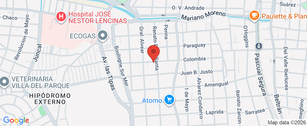 Mapa de la ubicación