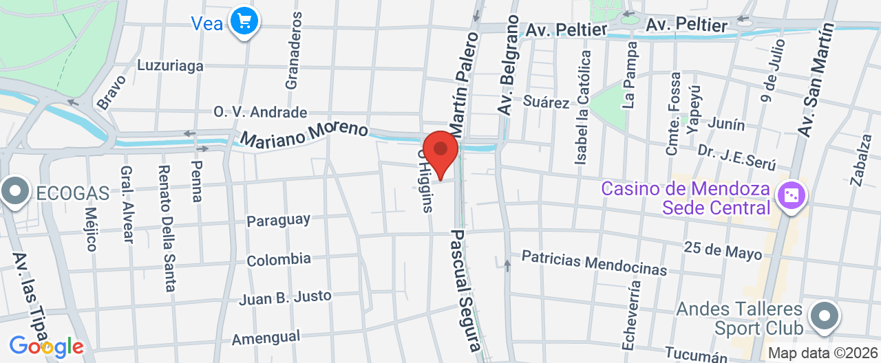 Mapa de la ubicación