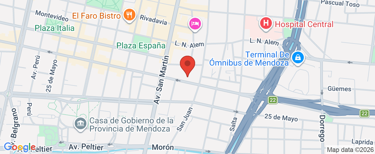 Mapa de la ubicación