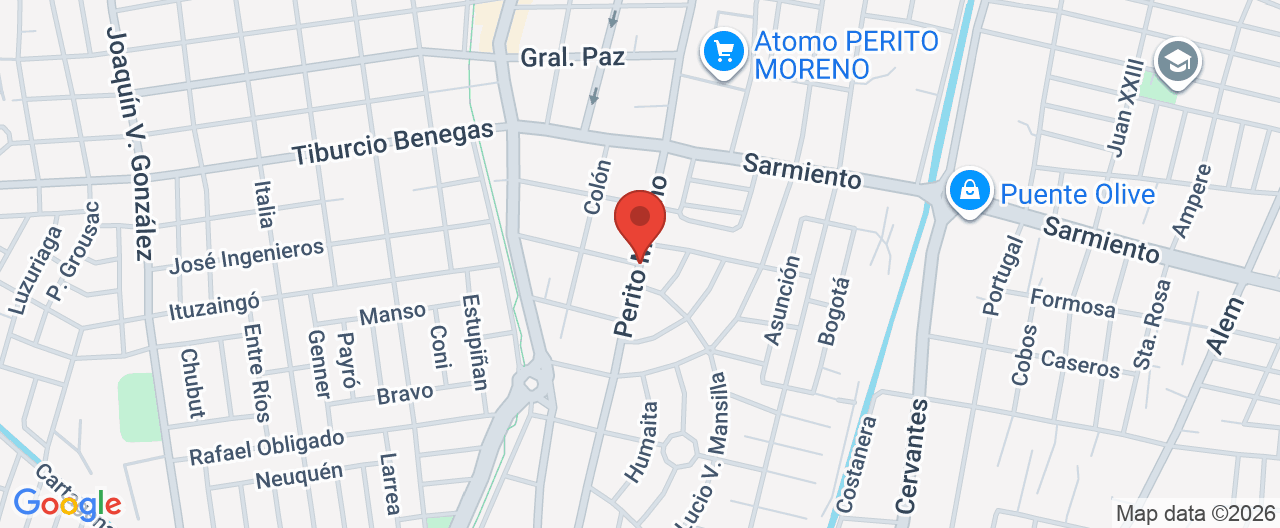 Mapa de la ubicación