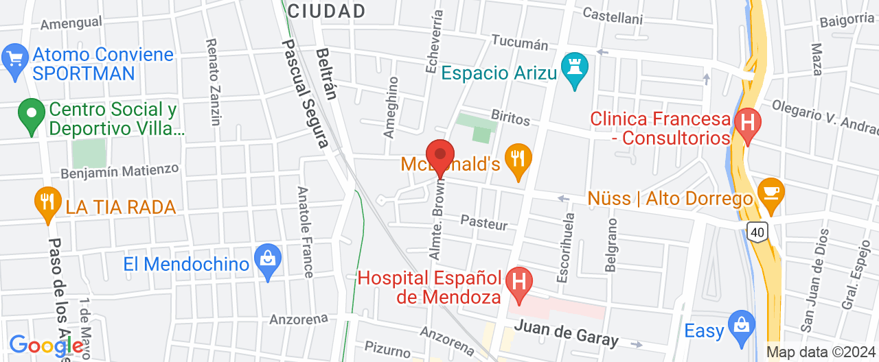 Mapa de la ubicación
