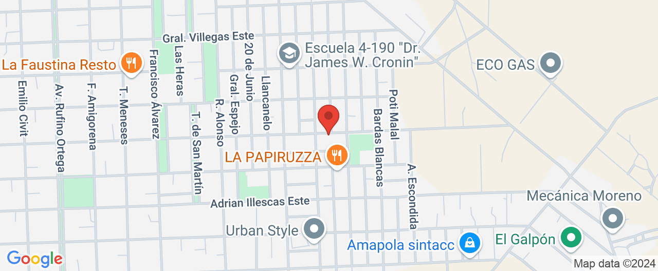 Mapa de la ubicación