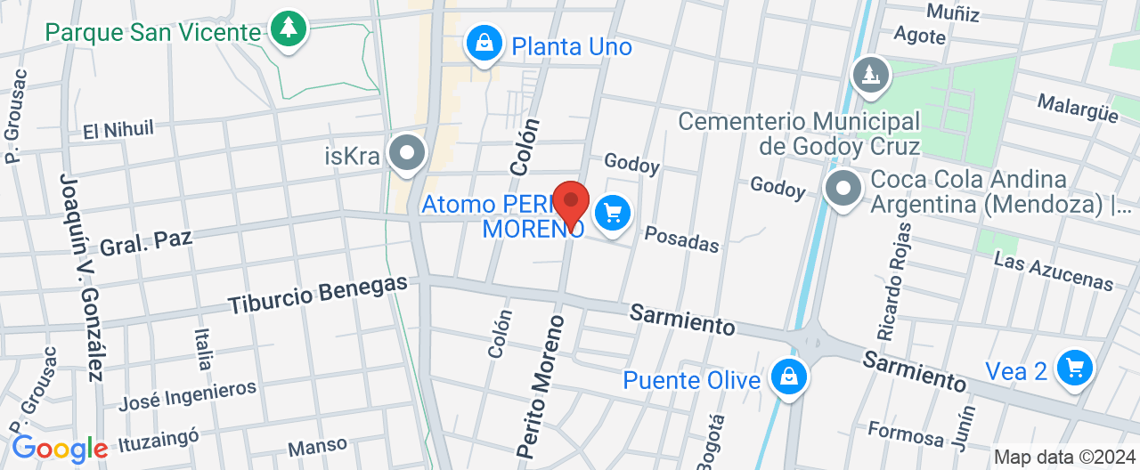 Mapa de la ubicación
