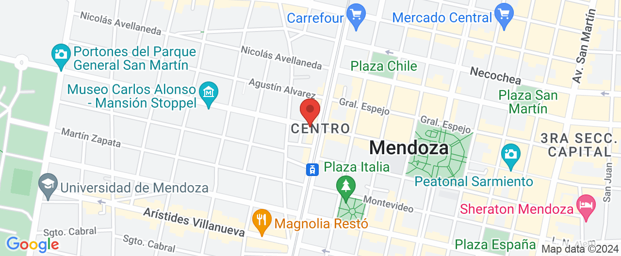 Mapa de la ubicación