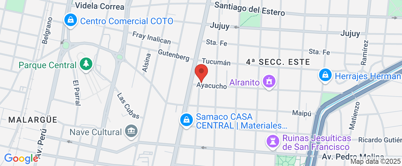 Mapa de la ubicación