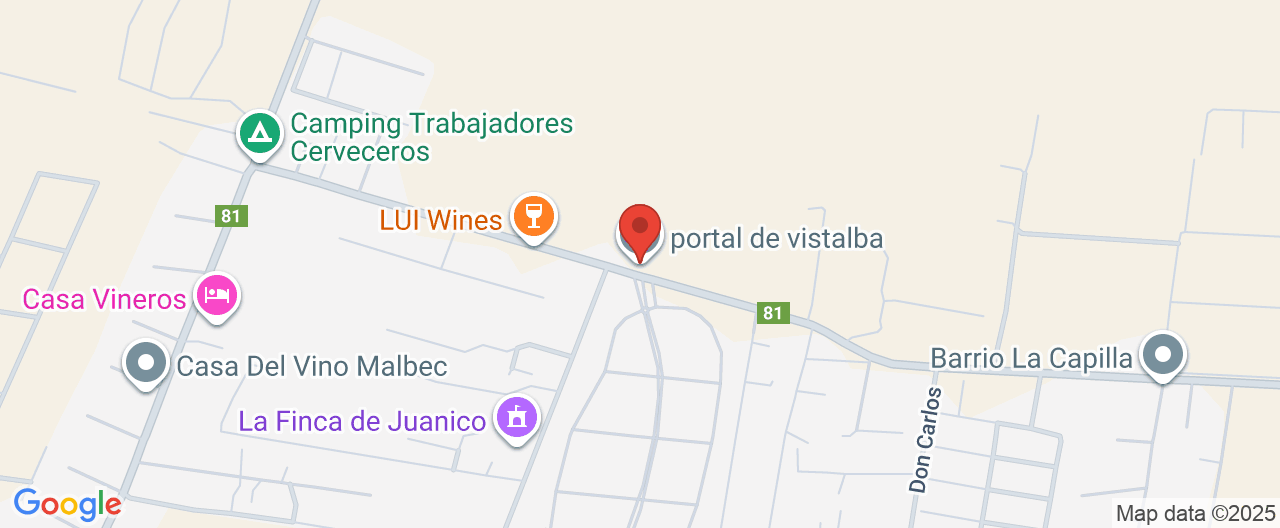 Mapa de la ubicación