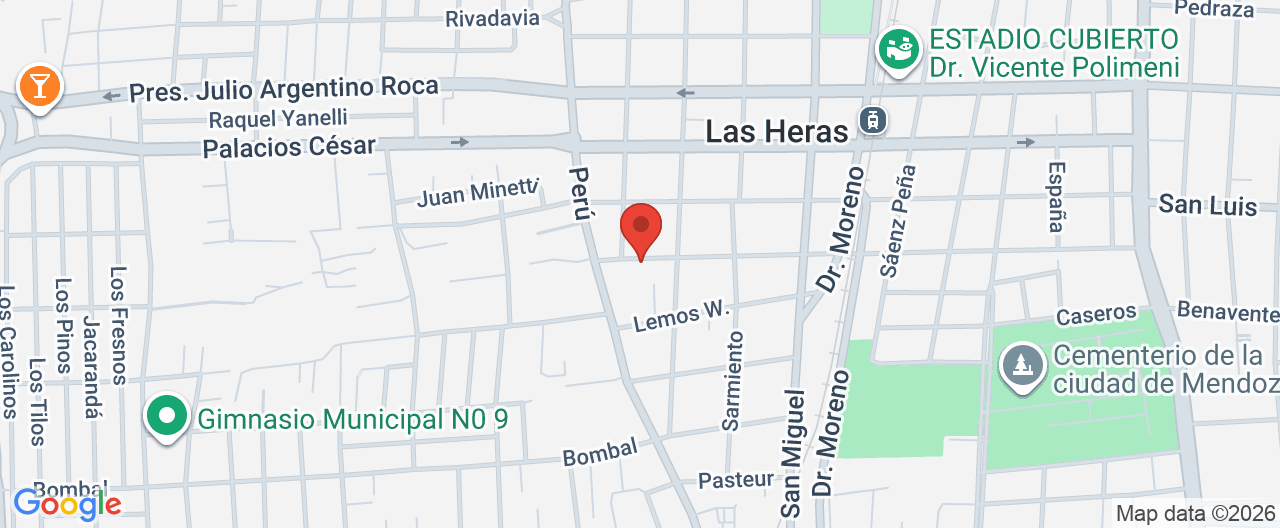 Mapa de la ubicación