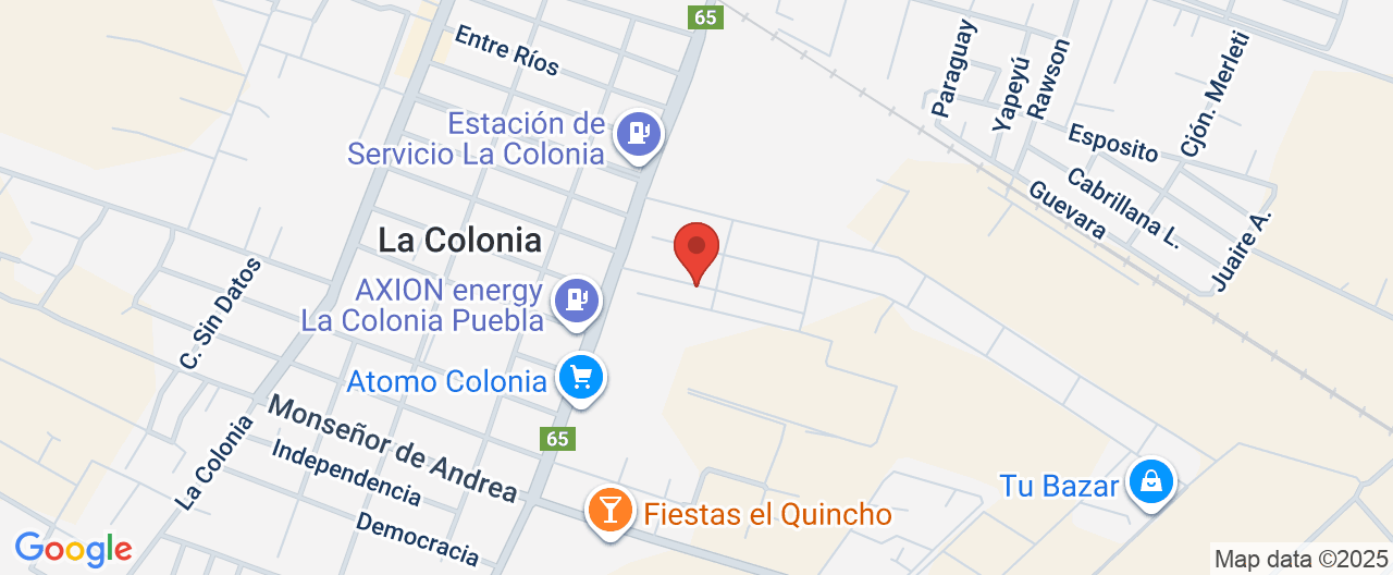 Mapa de la ubicación