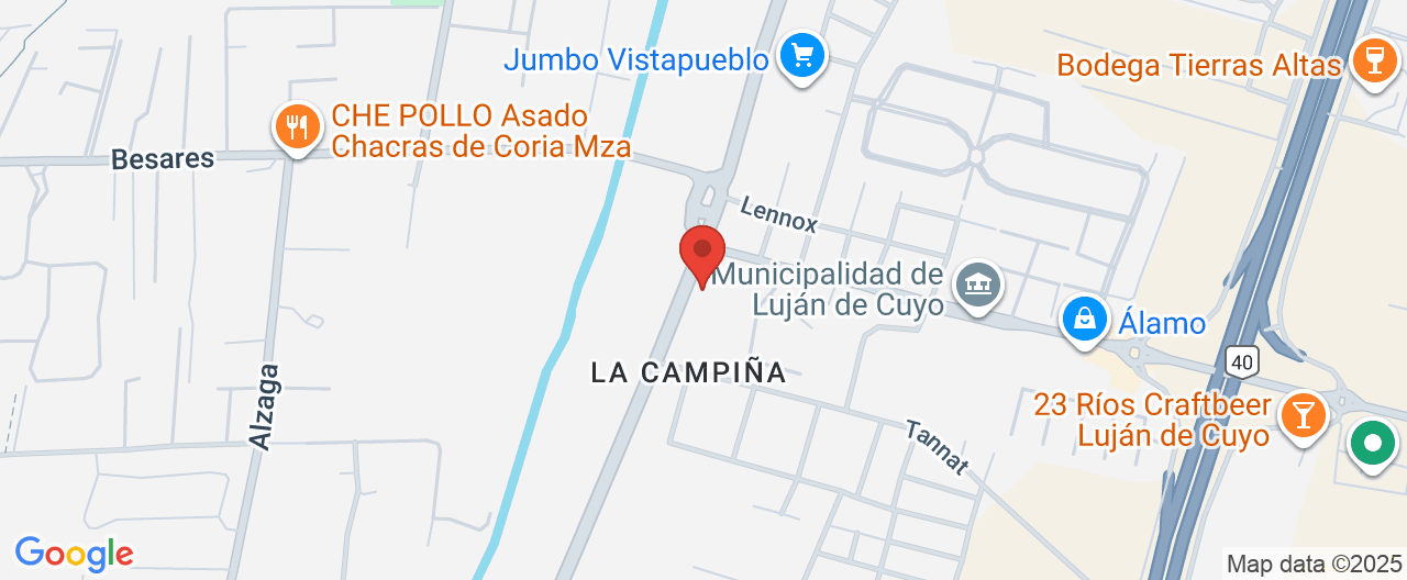 Mapa de la ubicación