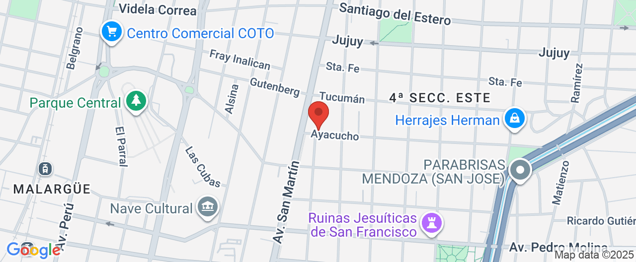 Mapa de la ubicación