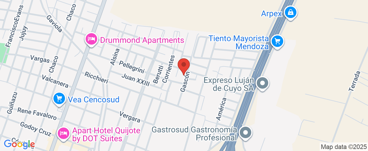 Mapa de la ubicación