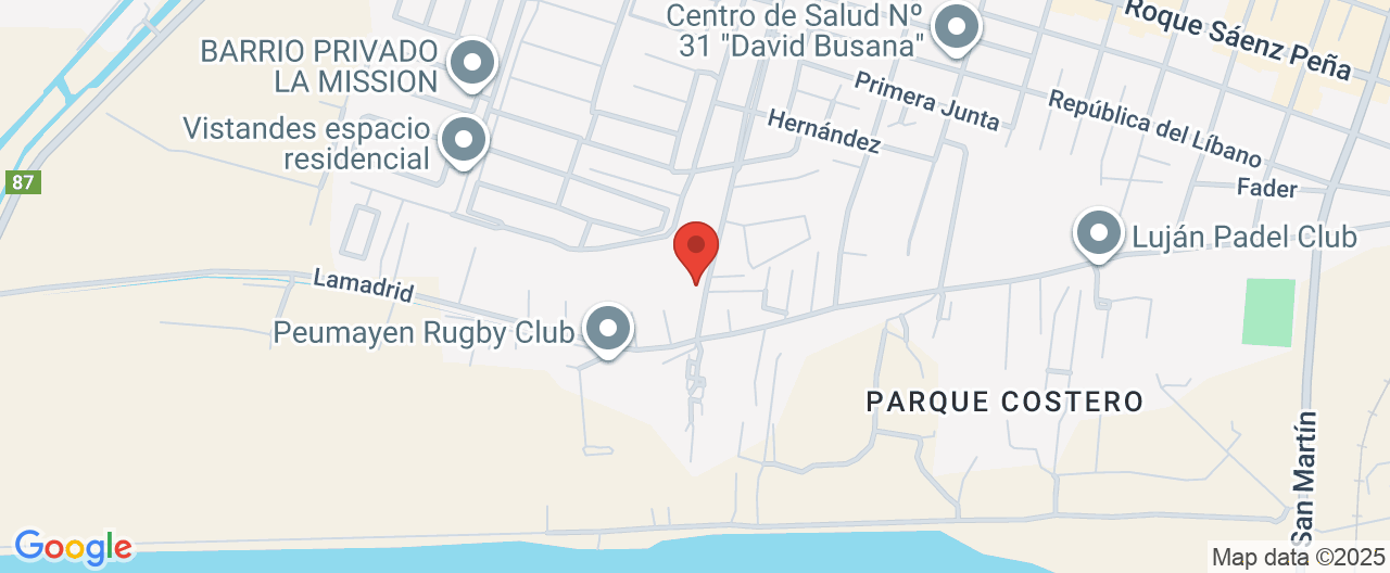 Mapa de la ubicación