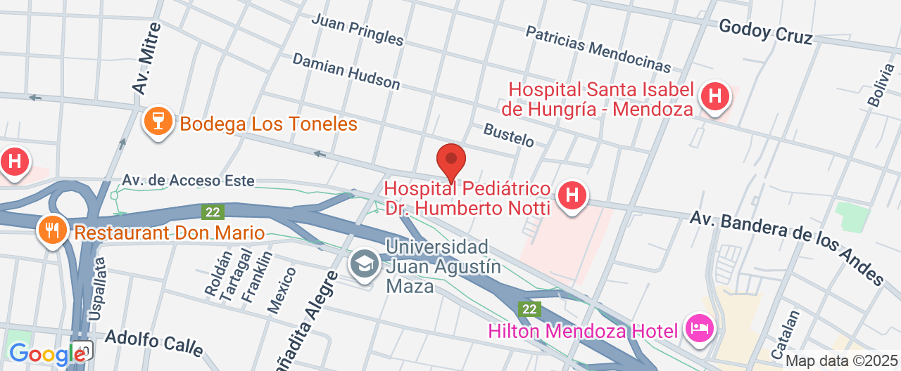 Mapa de la ubicación