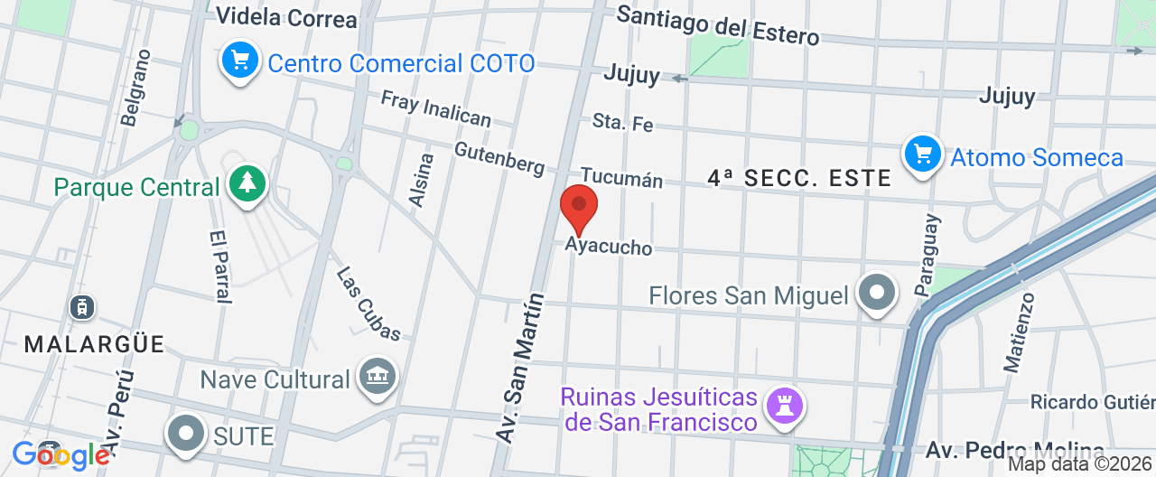 Mapa de la ubicación