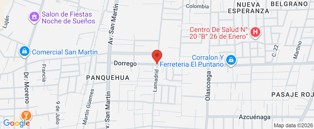 Mapa de la ubicación