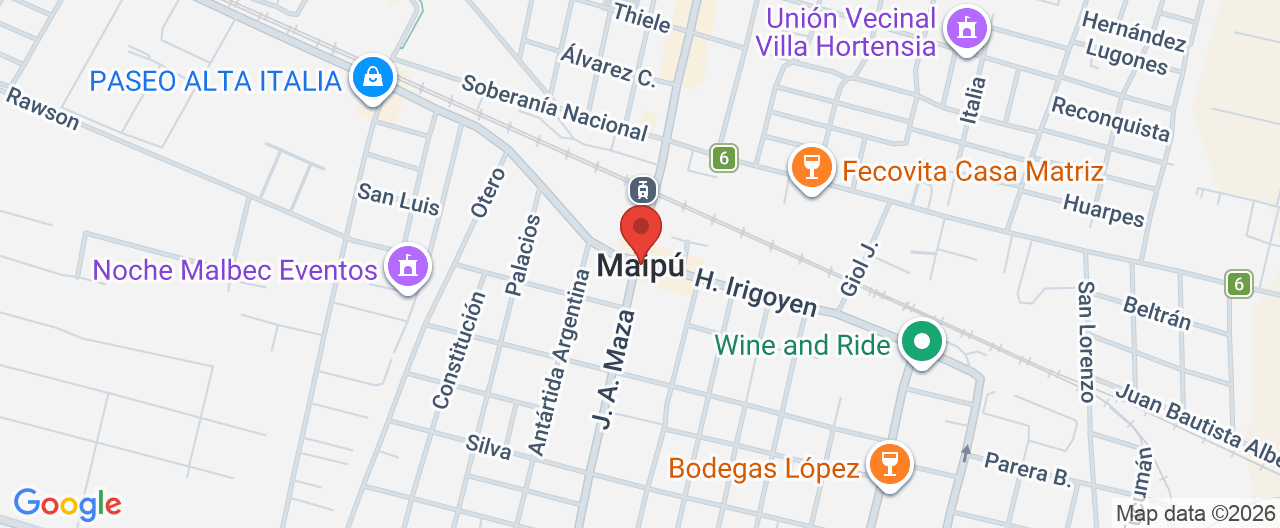 Mapa de la ubicación