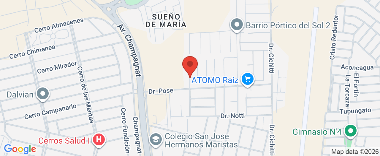 Mapa de la ubicación