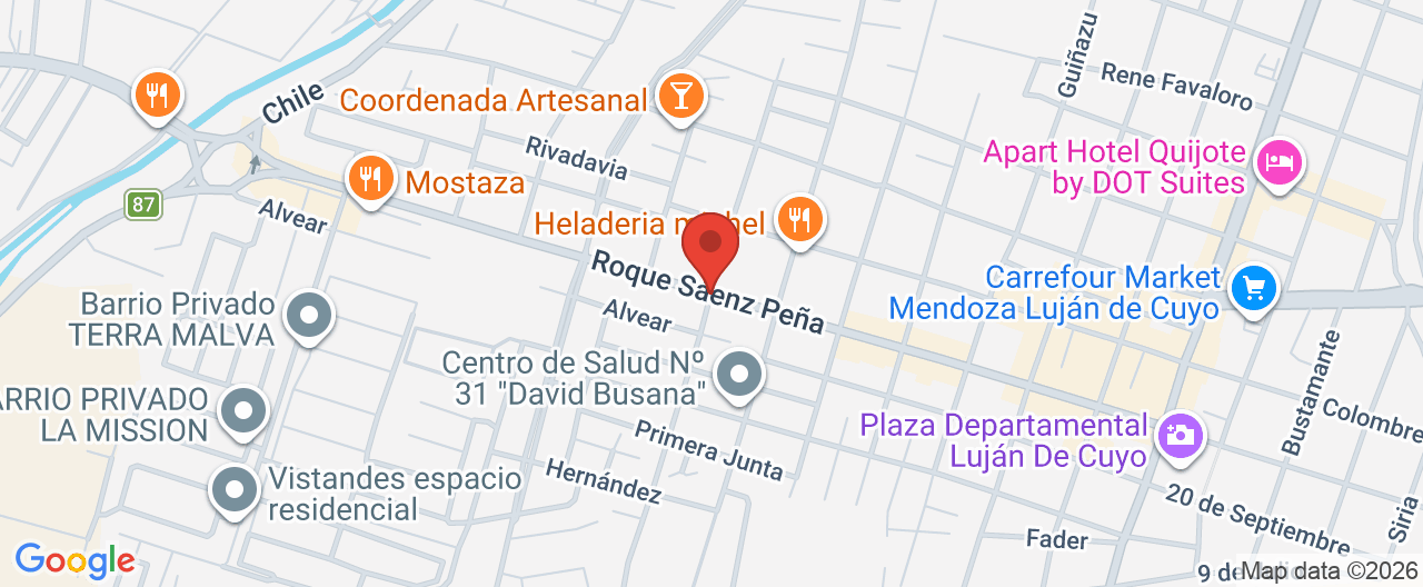 Mapa de la ubicación