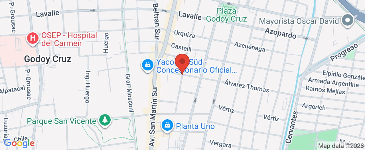 Mapa de la ubicación