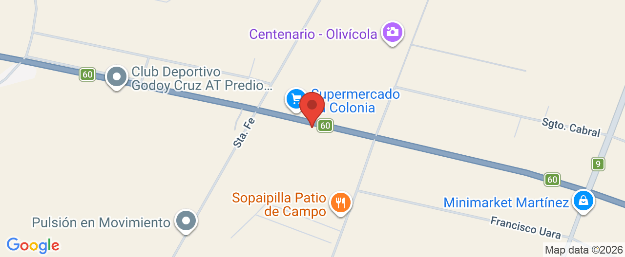 Mapa de la ubicación